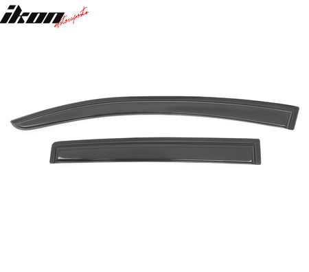 Fits 13-15 Chevy Spark Window Visors Acrylic Sun Guard Rain Deflector 4Pc Set