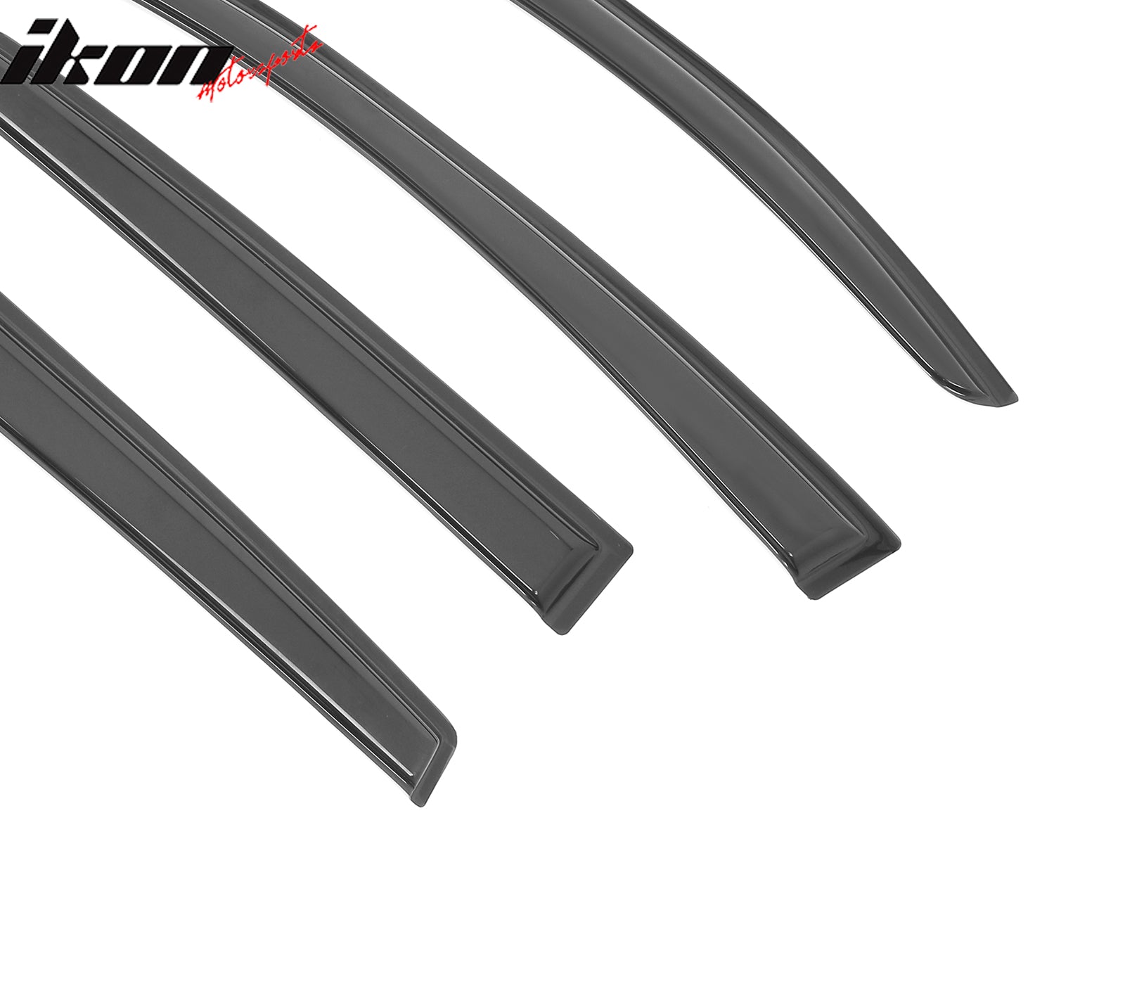 Fits 13-15 Chevy Spark Window Visors Acrylic Sun Guard Rain Deflector 4Pc Set