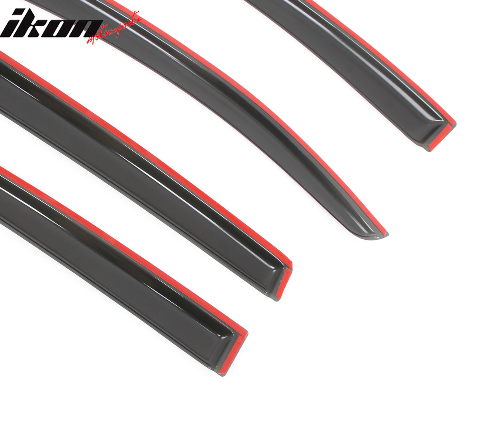 Fits 13-15 Chevy Spark Window Visors Acrylic Sun Guard Rain Deflector 4Pc Set