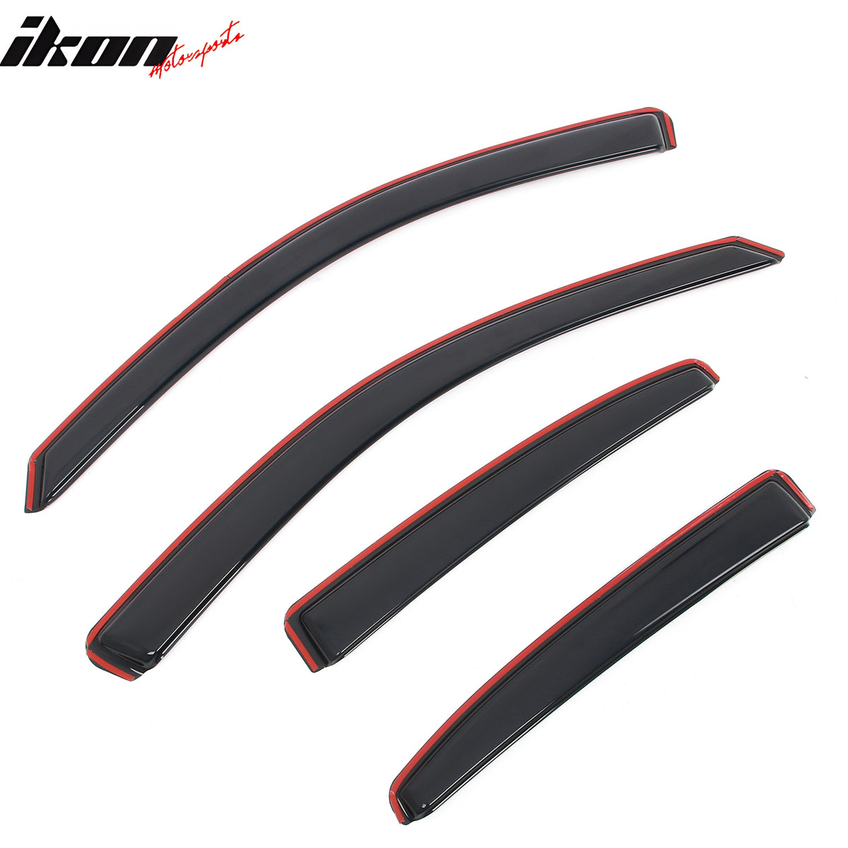 Fits 13-15 Chevy Malibu& 16 Malibu Limited In-Channel Window Visors Deflectors