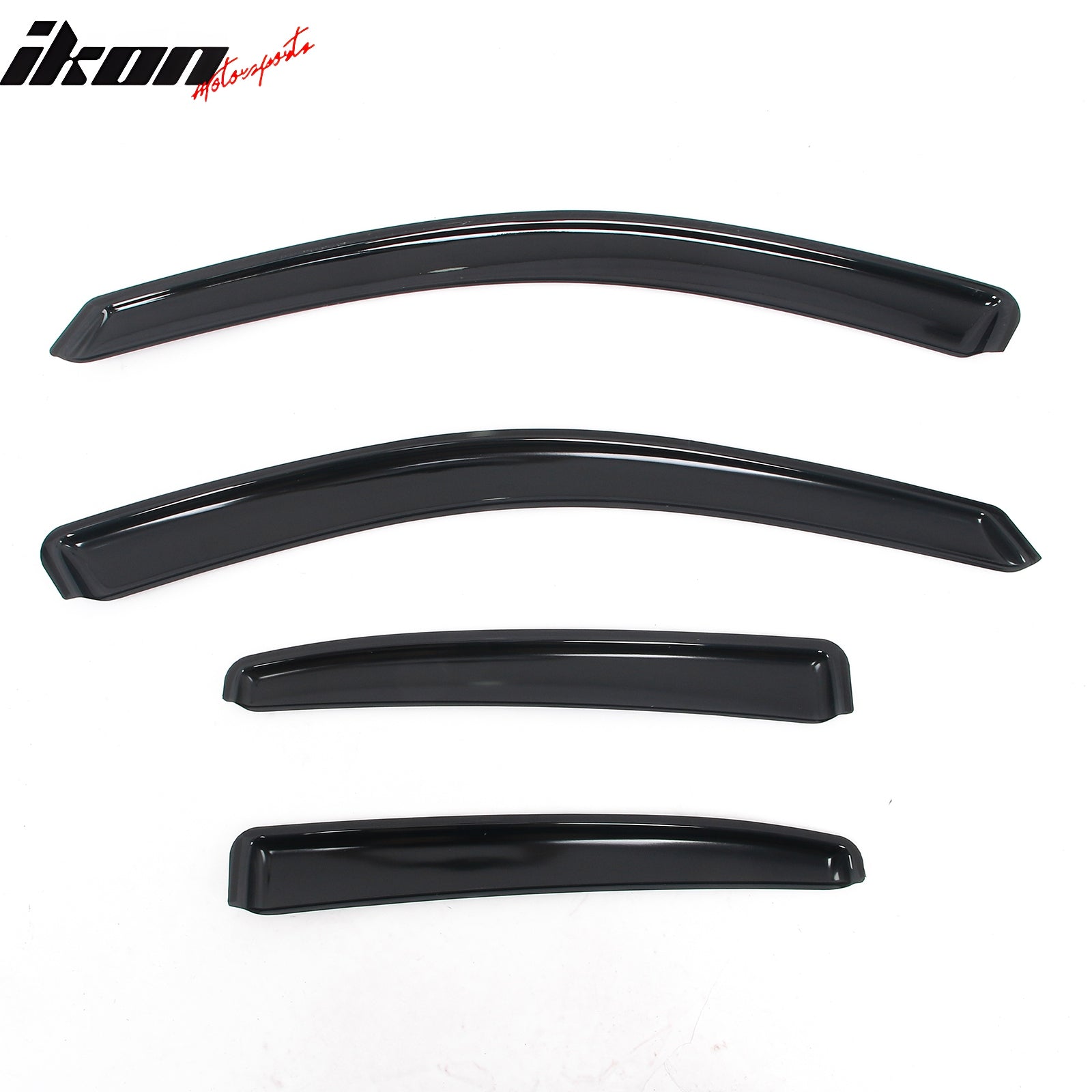 Fits 13-15 Chevy Malibu& 16 Malibu Limited In-Channel Window Visors Deflectors