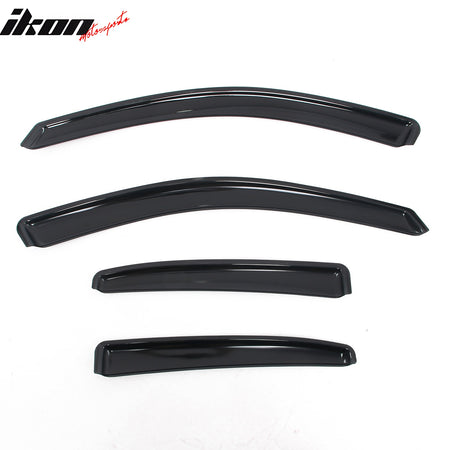 Fits 13-15 Chevy Malibu& 16 Malibu Limited In-Channel Window Visors Deflectors