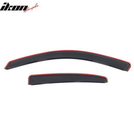 Fits 13-15 Chevy Malibu& 16 Malibu Limited In-Channel Window Visors Deflectors