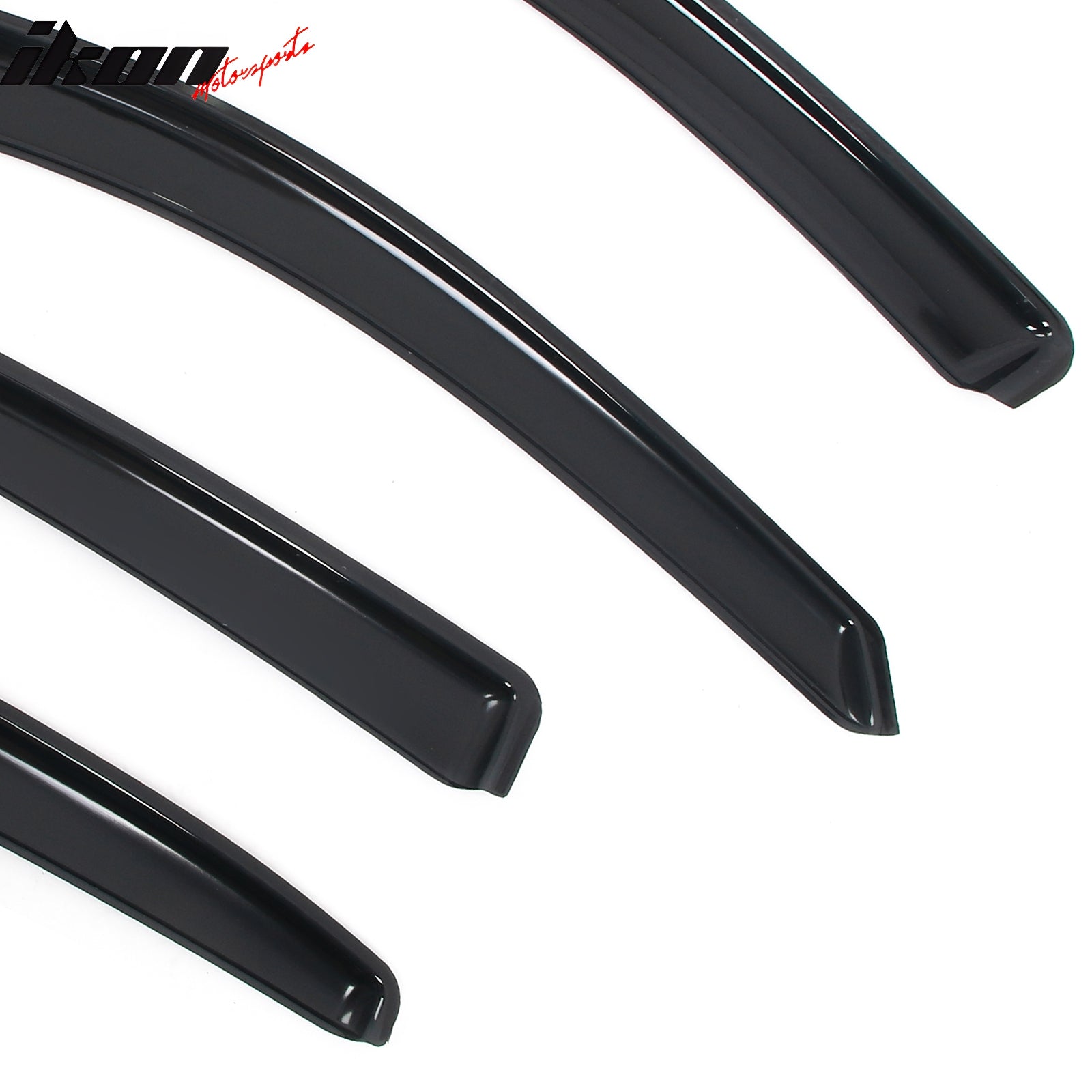 Fits 13-15 Chevy Malibu& 16 Malibu Limited In-Channel Window Visors Deflectors