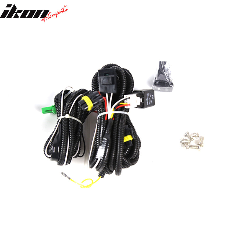 Fits 13-15 Toyota RAV4 Front Bumper Clear Fog Light Lamp W/Wiring