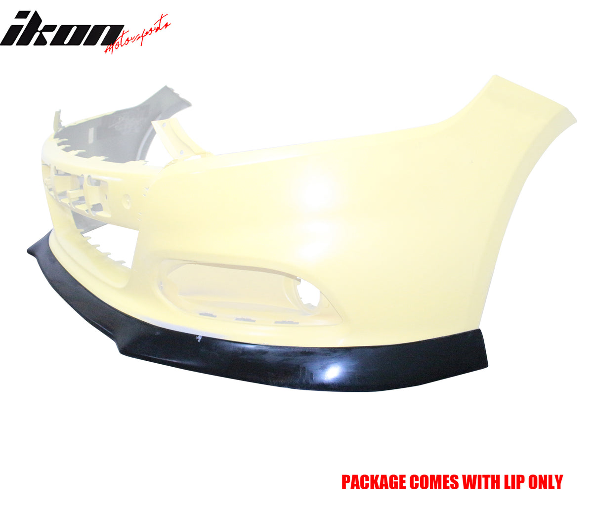 Fits 13-16 Dodge Dart IKON Style Front Bumper Lip Spoiler PU Unpainted Black