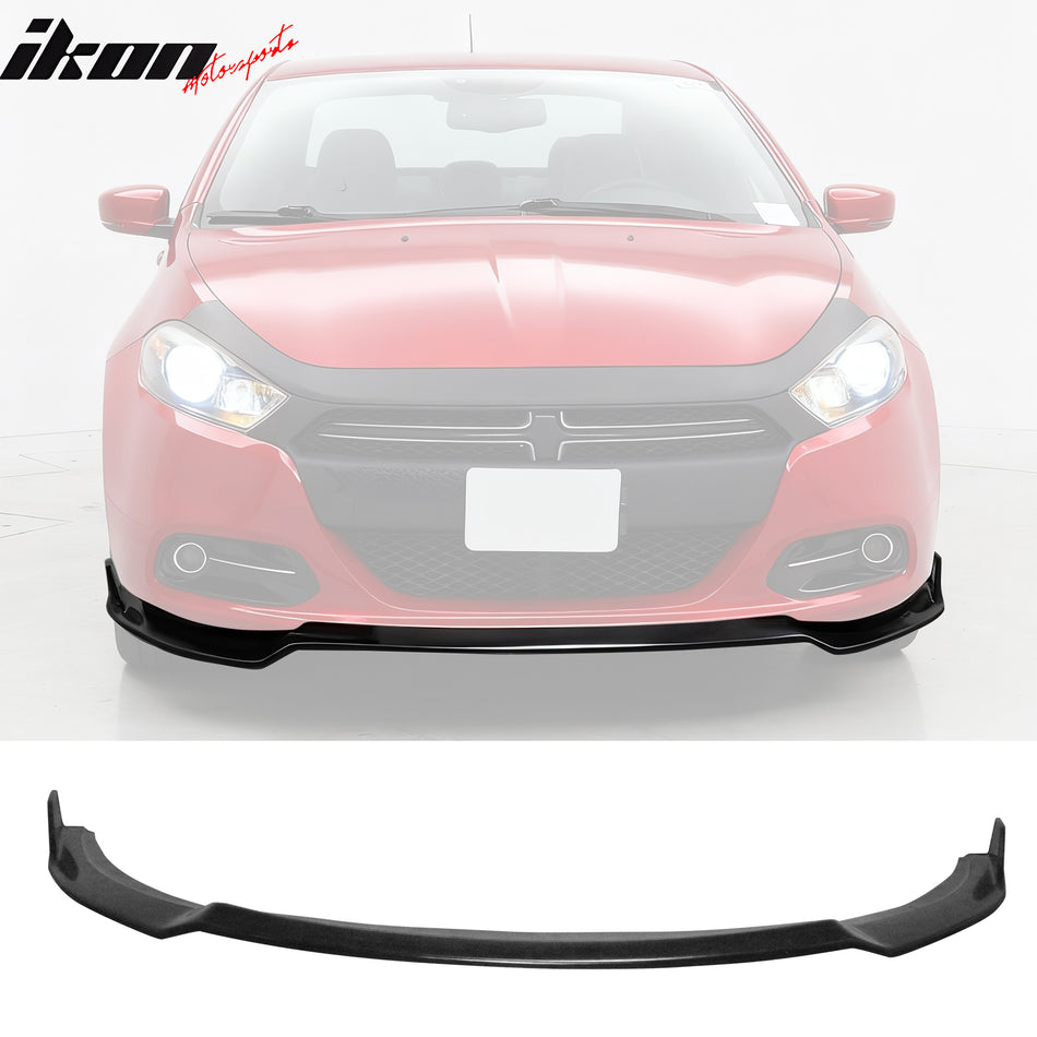 2013-2016 Dodge Dart IKS Style Front Bumper Lip Spoiler Unpainted PU