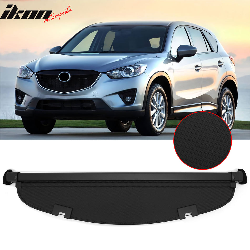 2013-2016 Mazda CX-5 Carbon Fiber Texture Retractable Rear Cargo Cover