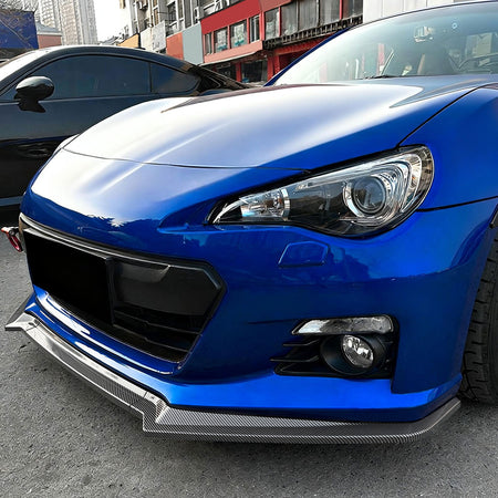 Fits 13-16 Subaru BRZ CS Style Front Bumper Lip Chin Splitter Carbon Fiber Print