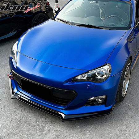 Fits 13-16 Subaru BRZ CS Style Front Bumper Lip Chin Splitter PP Gloss Black