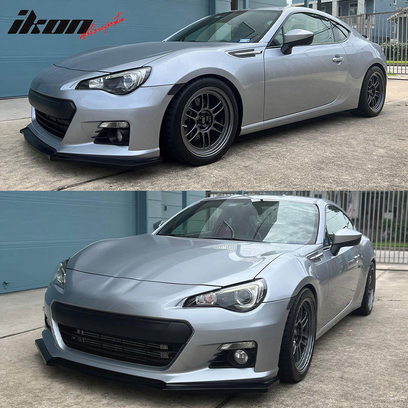Fits 13-16 Subaru BRZ IKON Style Front Bumper Lip Spoiler