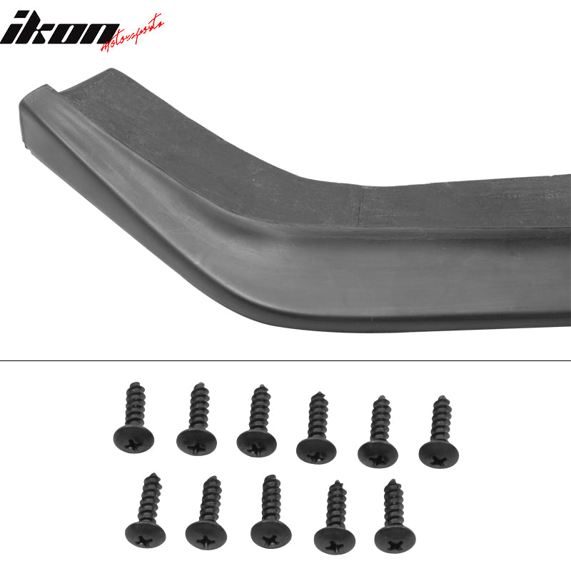 Fits 13-16 Subaru BRZ Front Bumper Lip + Front Splitter Winglet CS Style PU