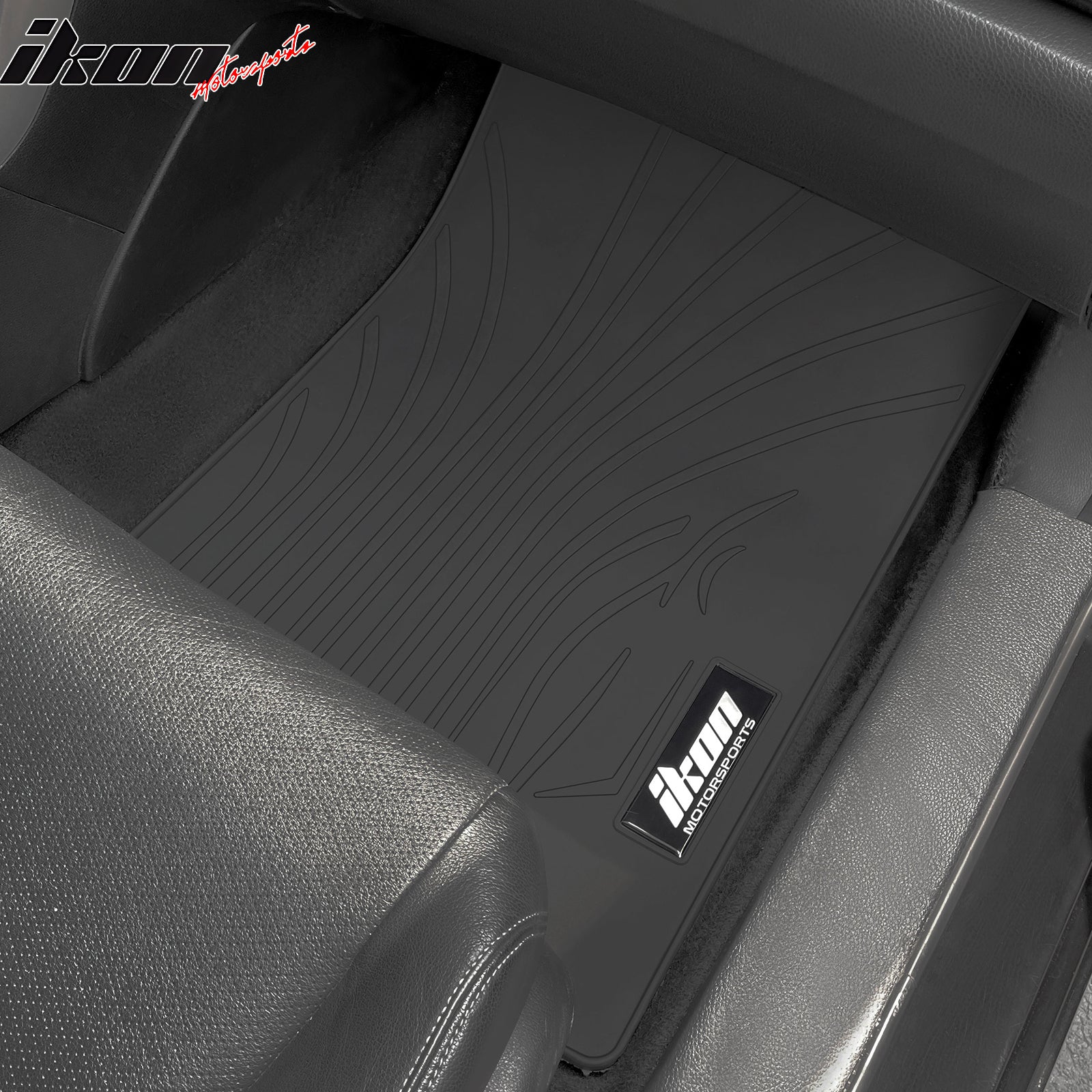 Fits 13-17 Honda Accord 4DR Latex Floor Mats Liner All Weather Carpets Black 5PC