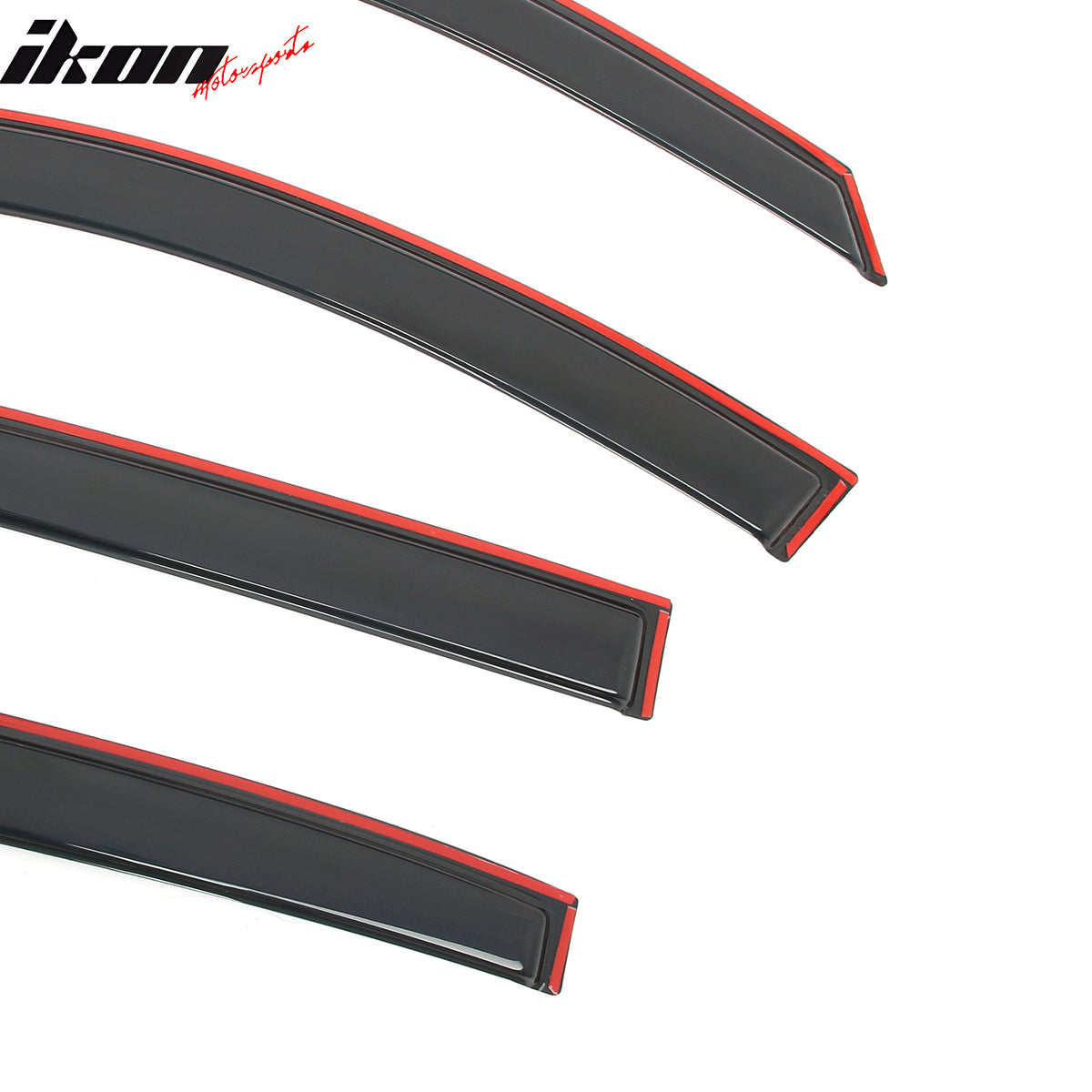 Fits 13-17 Honda Accord 4DR Sedan Window Visors In-Channel Rain Sun Guard Vent