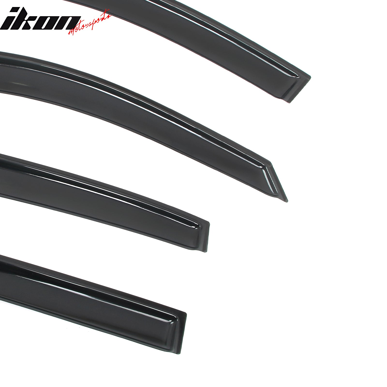 Fits 13-17 Honda Accord 4DR Sedan Window Visors In-Channel Rain Sun Guard Vent