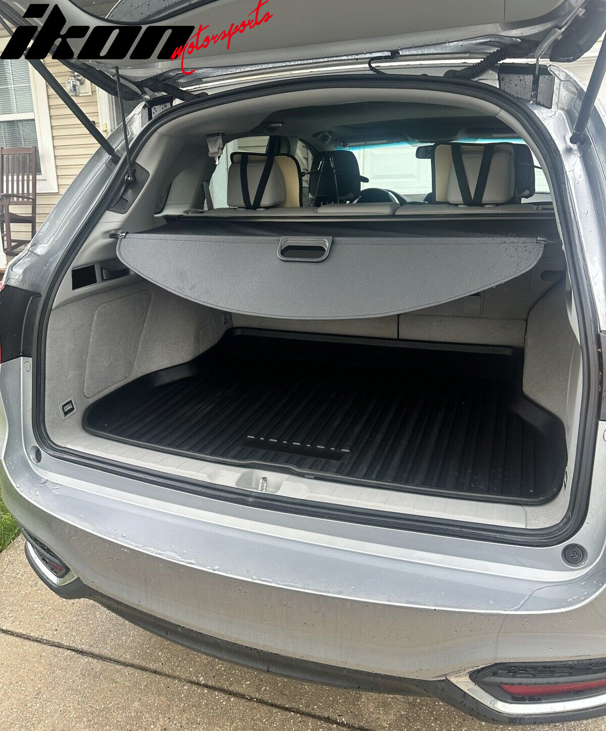 Fits 13-18 Acura RDX 5 Seats 3D TPE Rear Trunk Mat Cargo Liner Pad + Cargo Cover