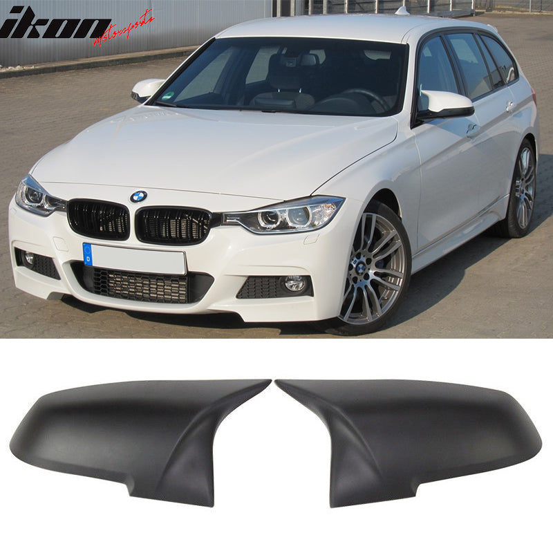 2013-2018 BMW F31 OE M Sports Upgrade Matte Black Mirror Cover