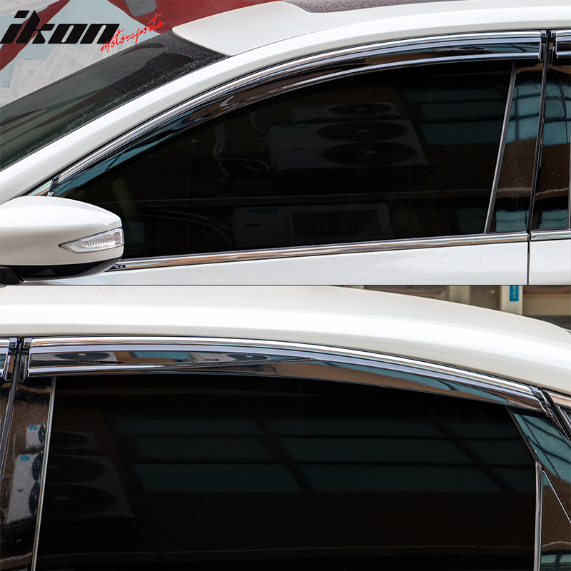 Speed Daddy Smoke Window Visors For Nissan Altima 2008-2013 2-Door – Tape-On