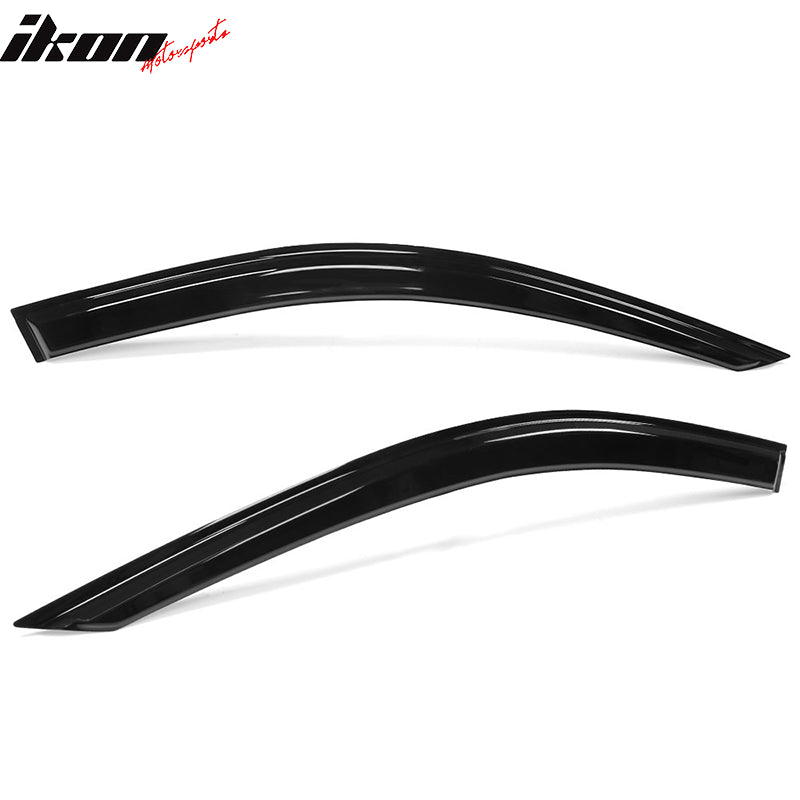 Fits 13-19 Audi A3 S3 RS3 Hatchback Tape-On Window Visors Sun Rain Guards 4PCS