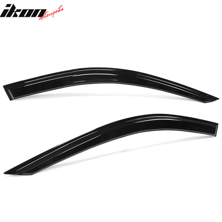 Fits 13-19 Audi A3 S3 RS3 Hatchback Tape-On Window Visors Sun Rain Guards 4PCS