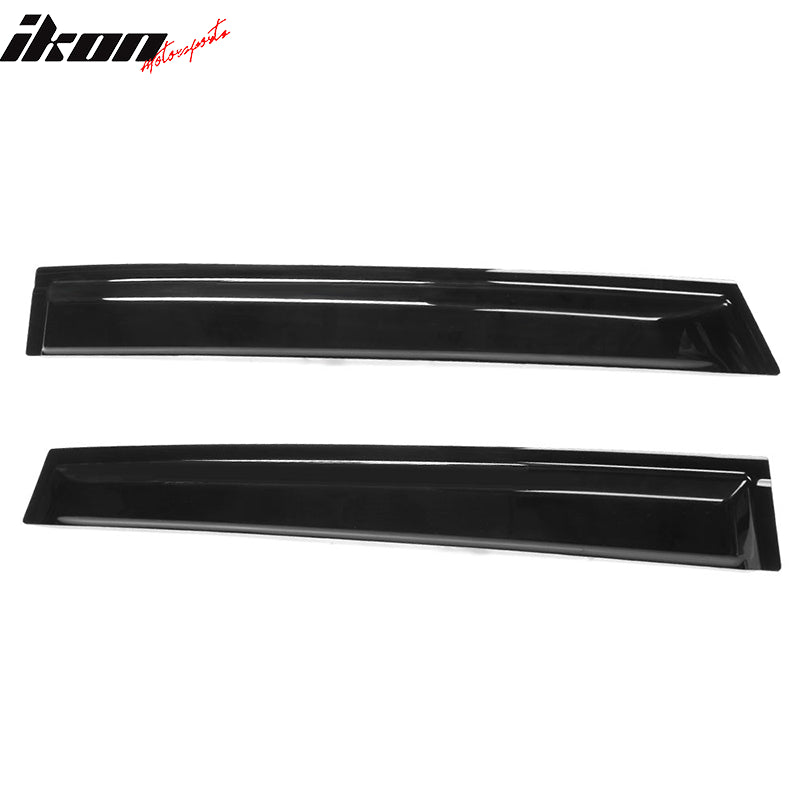Fits 13-19 Audi A3 S3 RS3 Hatchback Tape-On Window Visors Sun Rain Guards 4PCS