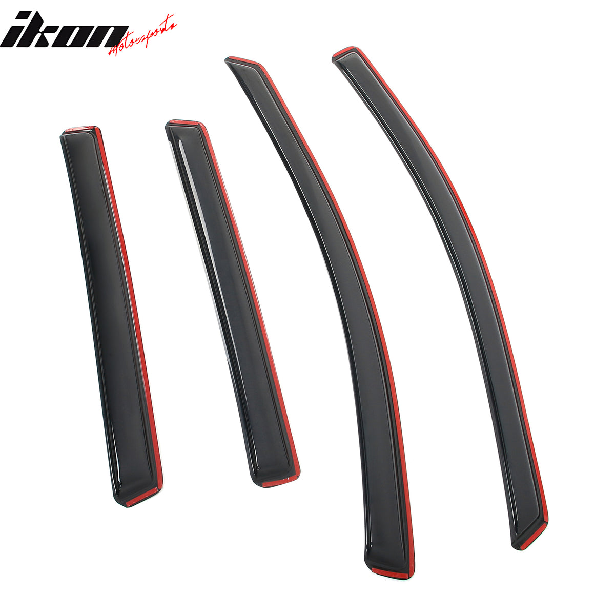 Fits 13-19 Ford Escape Window Visors In Channel Acrylic Side Rain Sun Deflectors