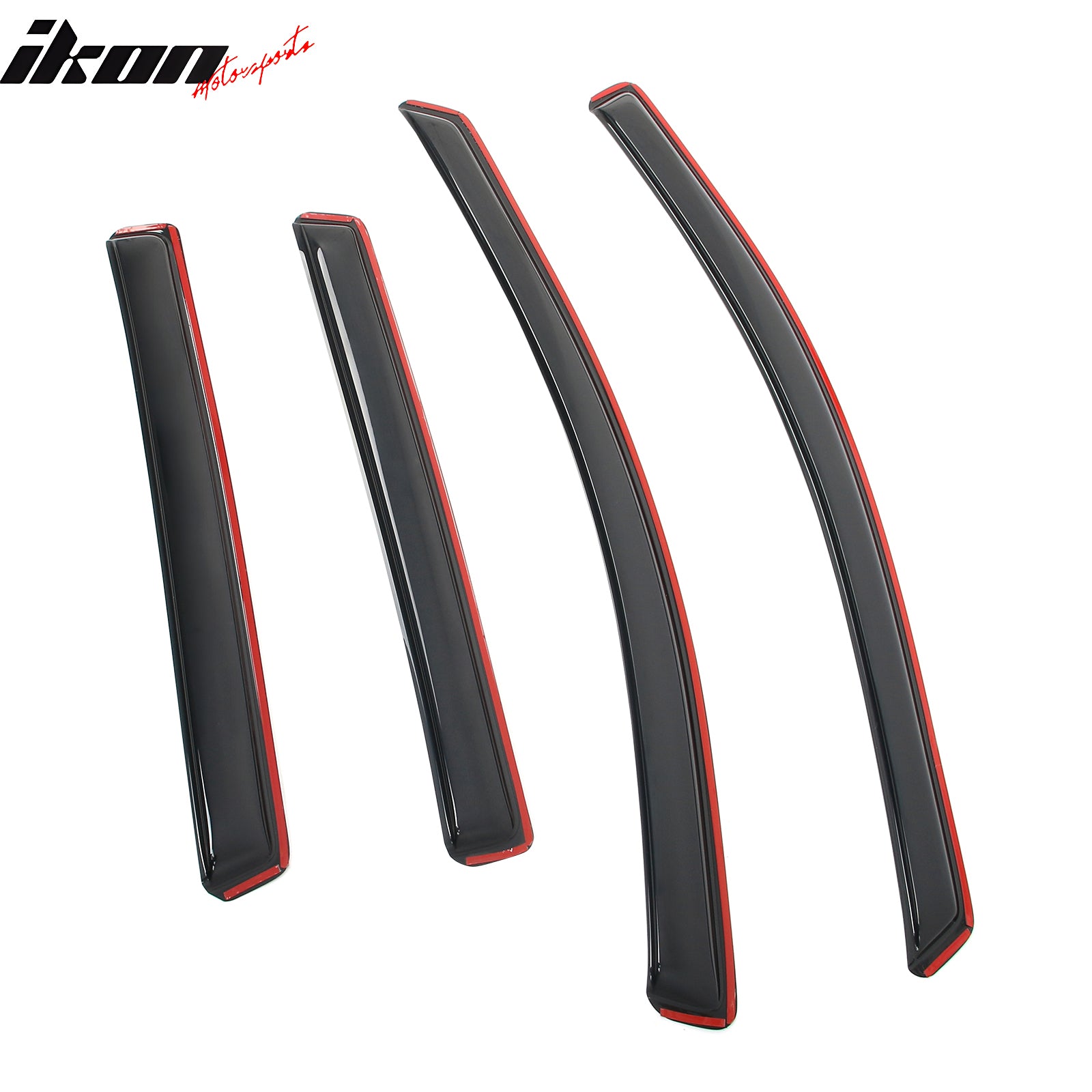 Fits 13-19 Ford Escape Window Visors In Channel Acrylic Side Rain Sun Deflectors