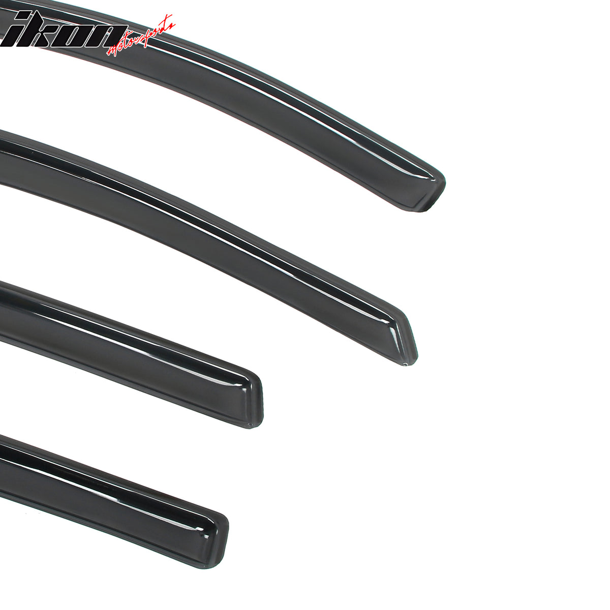 Fits 13-19 Ford Escape Window Visors In Channel Acrylic Side Rain Sun Deflectors