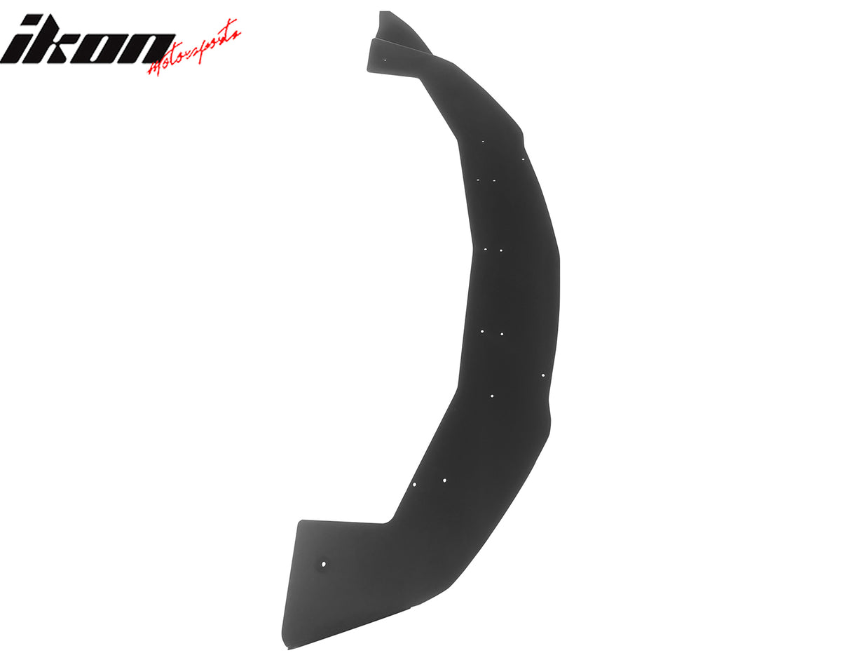 Fits 13-20 Nissan 370Z Amuse Style Front Bumper Lip Splitter Gunmetal Strut Rods