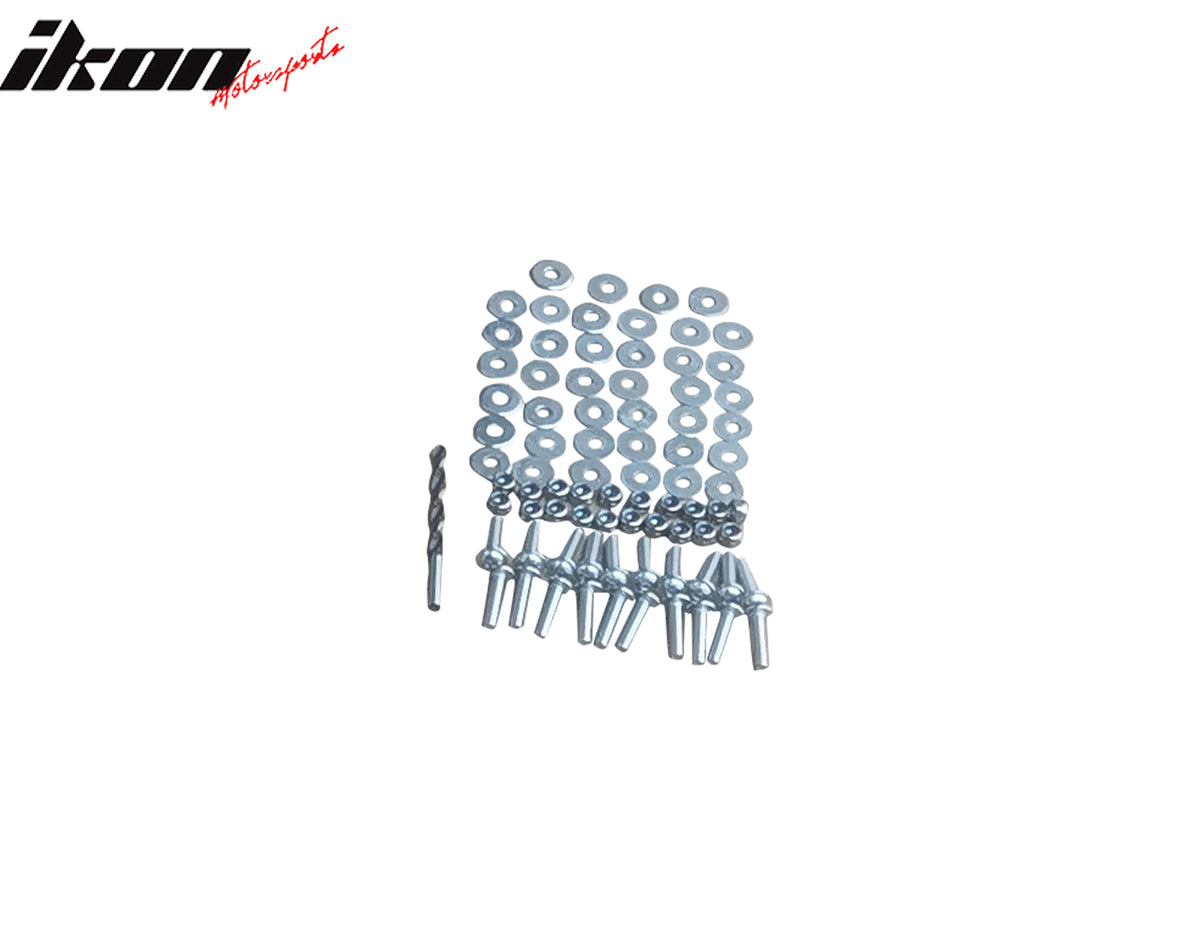 Fits 13-20 Nissan 370Z Amuse Style Front Bumper Lip Splitter Gunmetal Strut Rods