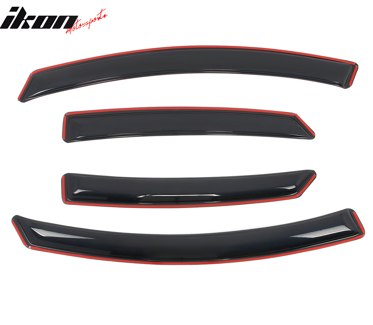 Fits 13-20 Ford Fusion In-Channel Window Visors Acrylic Rain Deflectors 4PCS Set
