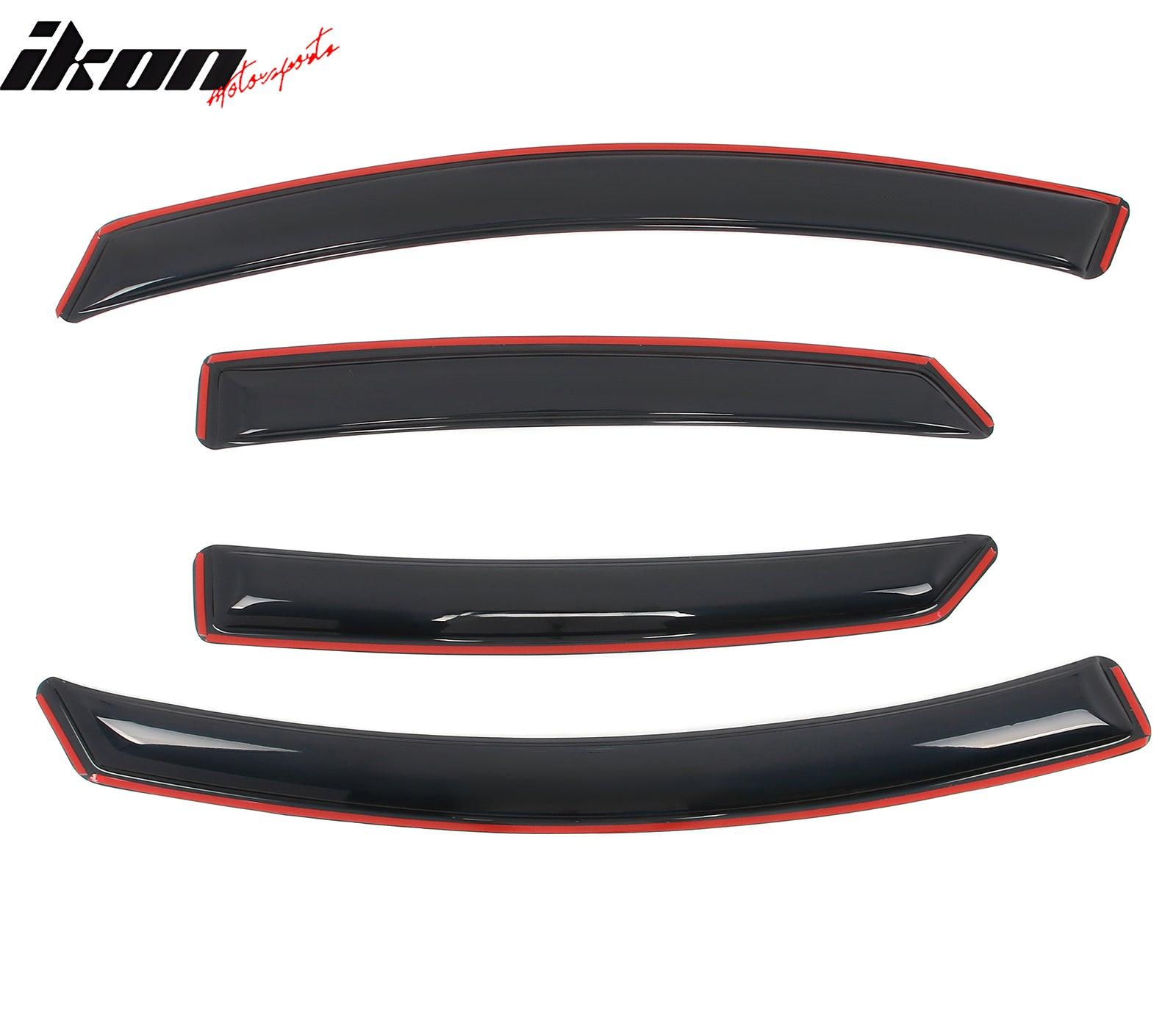 Fits 13-20 Ford Fusion In-Channel Window Visors Acrylic Rain Deflectors 4PCS Set