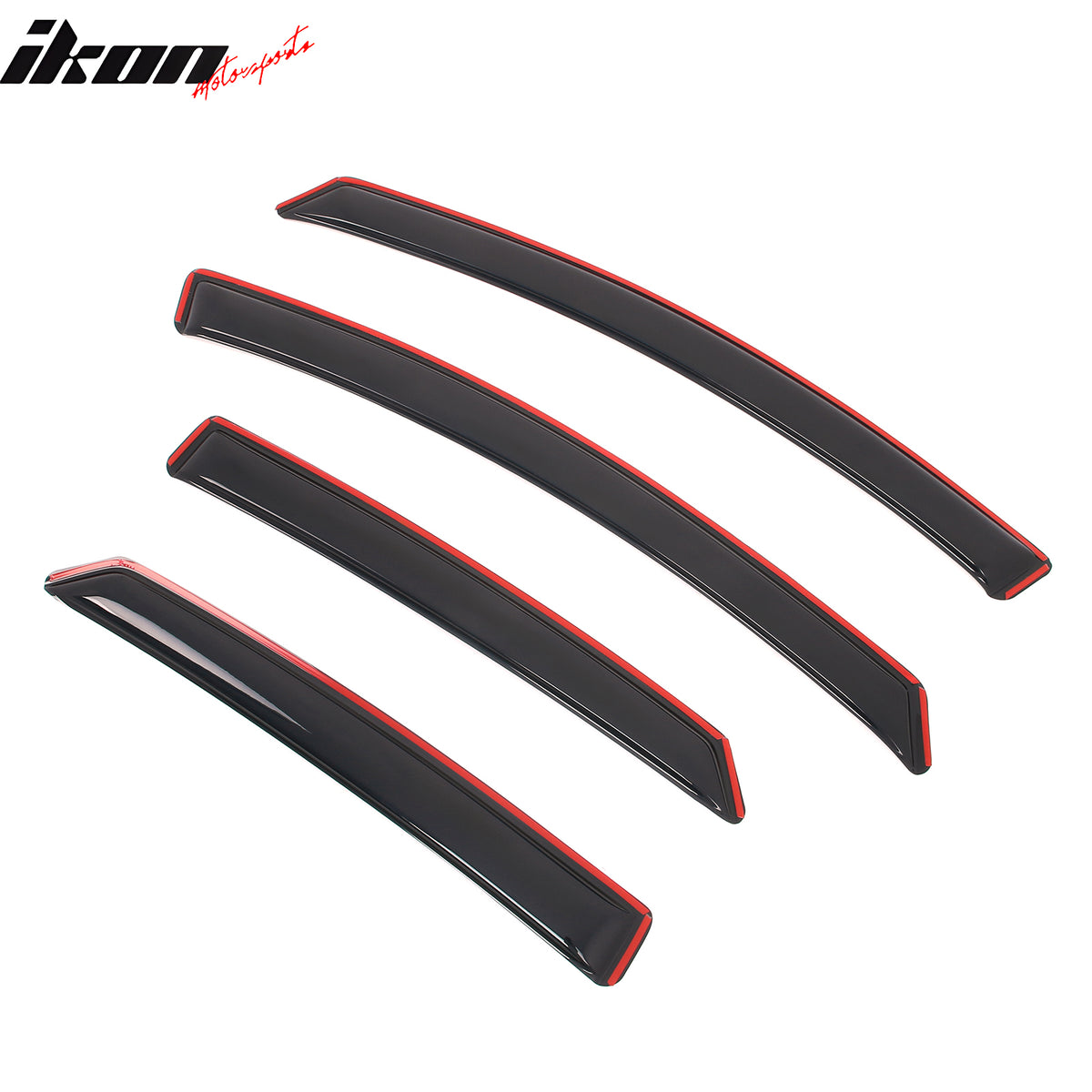 Fits 13-20 Ford Fusion In-Channel Window Visors Acrylic Rain Deflectors 4PCS Set