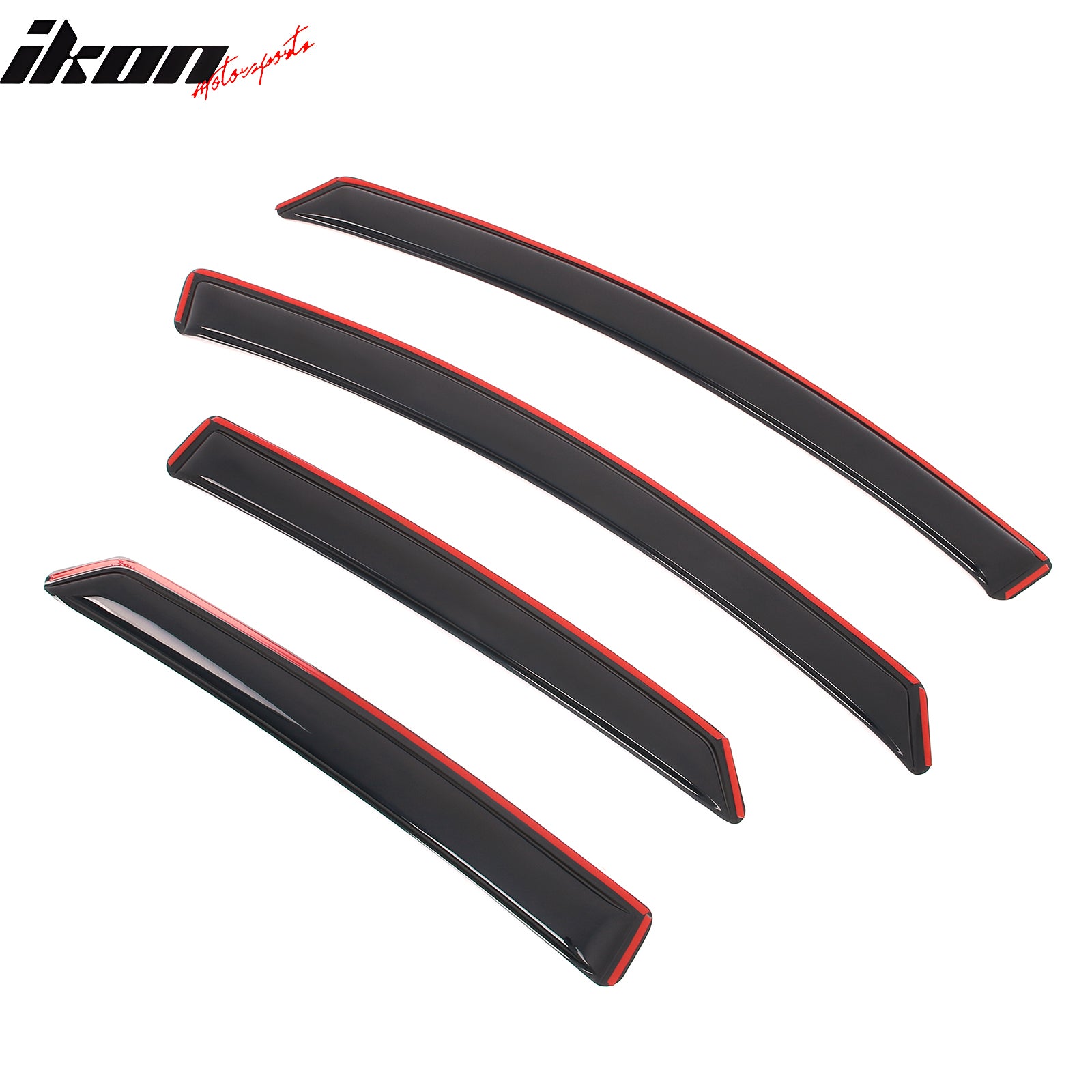 Fits 13-20 Ford Fusion In-Channel Window Visors Acrylic Rain Deflectors 4PCS Set