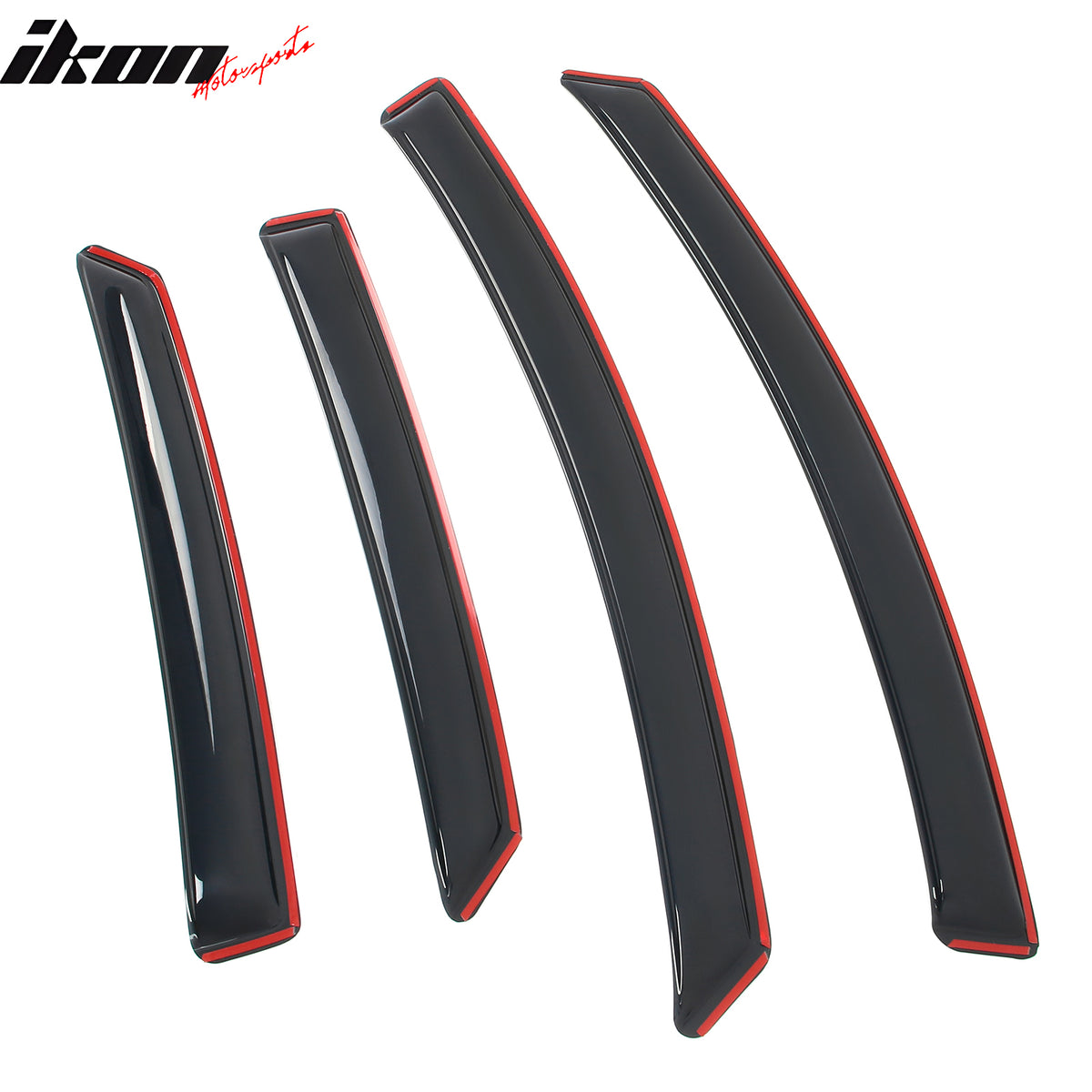 Fits 13-20 Ford Fusion In-Channel Window Visors Acrylic Rain Deflectors 4PCS Set