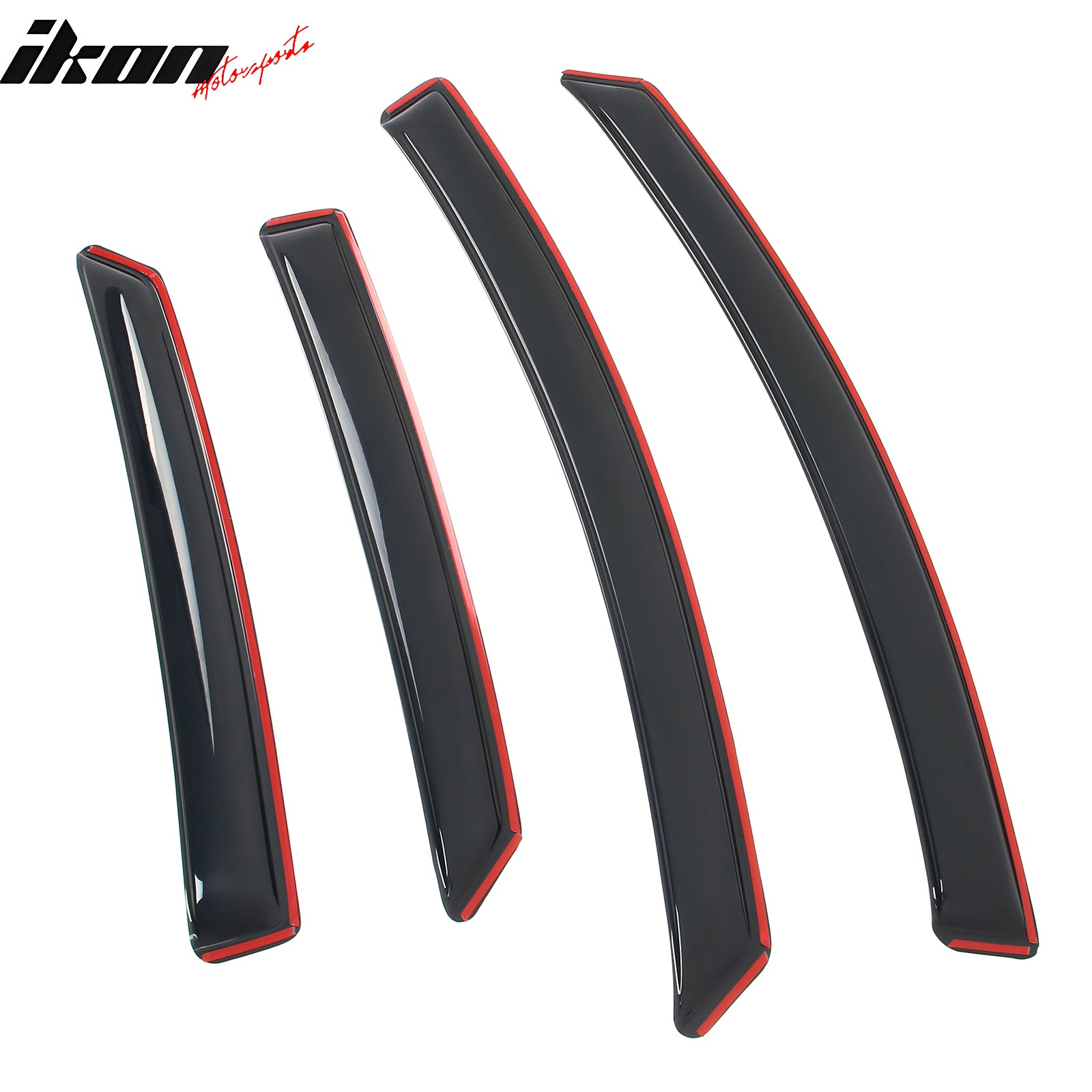 Fits 13-20 Ford Fusion In-Channel Window Visors Acrylic Rain Deflectors 4PCS Set