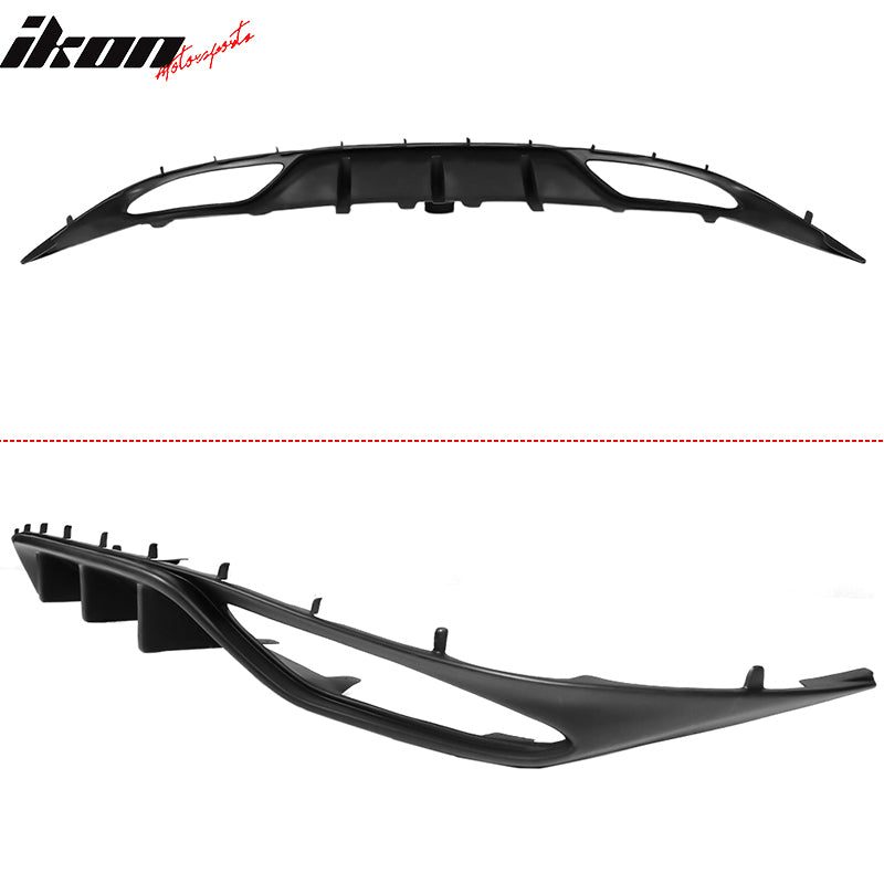 Fits 13-20 Lexus GS350 GS200t GS300 Rear Bumper Lip Diffuser 3 Fins ...