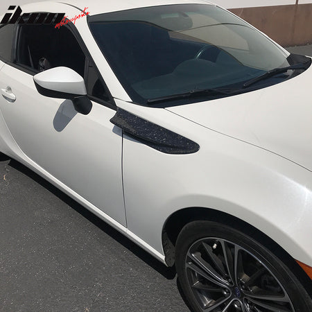 Fits 13-20 Scion FRS/Subaru BRZ/Toyota 86 Fender Cover Matte Forged Carbon Fiber