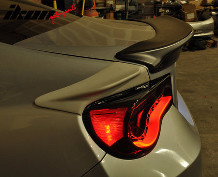 Fits 13-20 Scion FR-S Subaru BRZ Toyota 86 TRD Style Unpainted Trunk Spoiler Lip