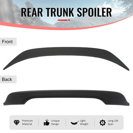 For 13-20 Scion FRS/Subaru BRZ/Toyota 86 TRD Style Trunk Spoiler Matte Black ABS