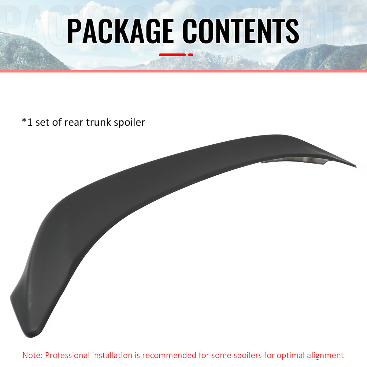 For 13-20 Scion FRS/Subaru BRZ/Toyota 86 TRD Style Trunk Spoiler Matte Black ABS