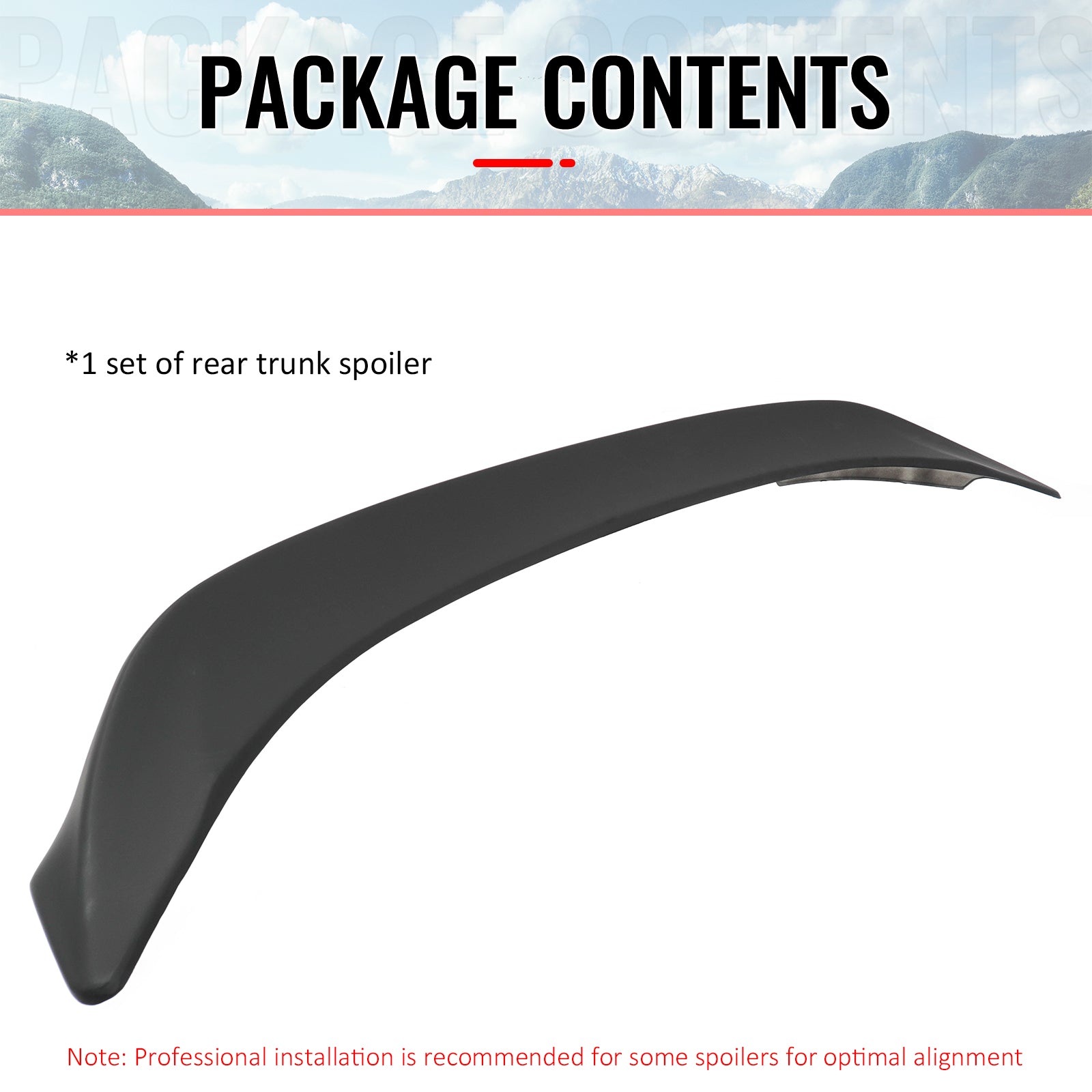 For 13-20 Scion FRS/Subaru BRZ/Toyota 86 TRD Style Trunk Spoiler Matte Black ABS