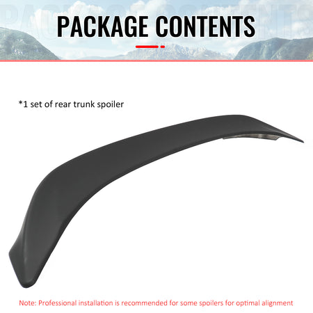 For 13-20 Scion FRS/Subaru BRZ/Toyota 86 TRD Style Trunk Spoiler Matte Black ABS