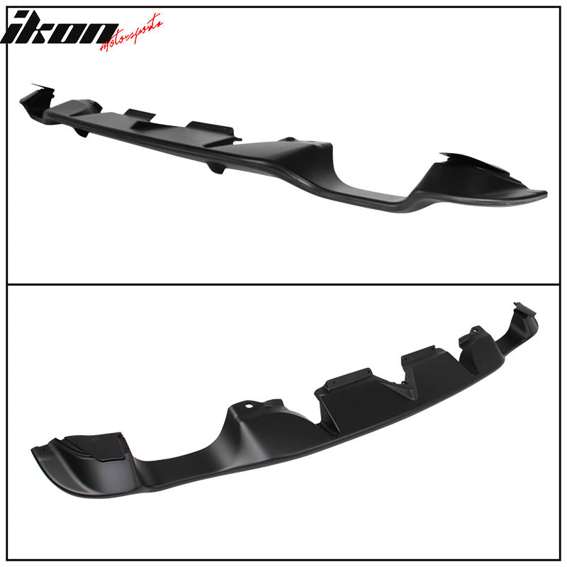 Rear Diffuser Compatible With 2013-2016 Scion FR-S 2013-2020 Subaru BRZ 2012-2016 Toyota 86, ABS Black Rear Bumper Under Lip by IKON MOTORSPORTS, 2014 2015 2016 2017 2018 2019
