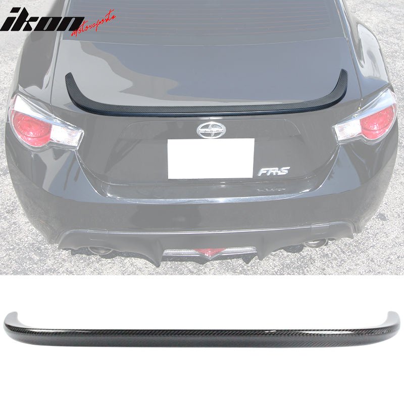 2013 - 2020 Scion FRS/Subaru BRZ/Toyota 86 Trunk Spoiler Carbon FiberCarbon FiberIkon Motorsports