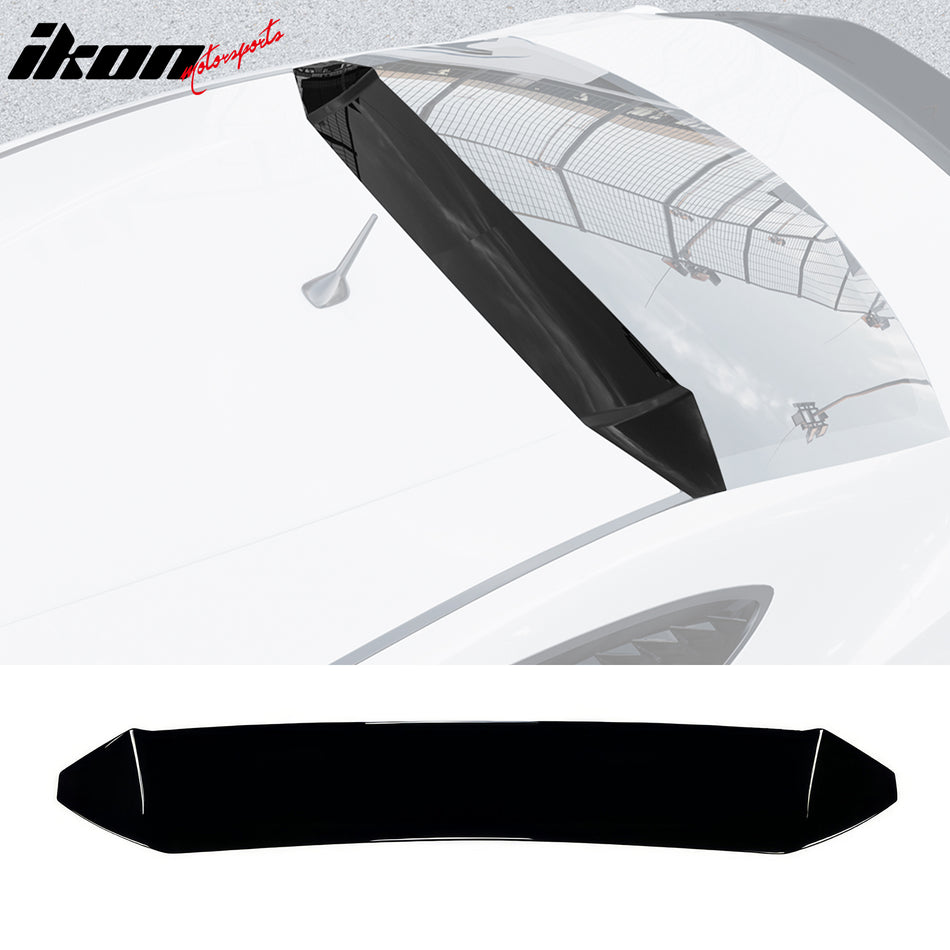 Rear Roof Spoiler for BRZ FR-S TY86 2013-2020 IKON V Style Gloss Black ABS