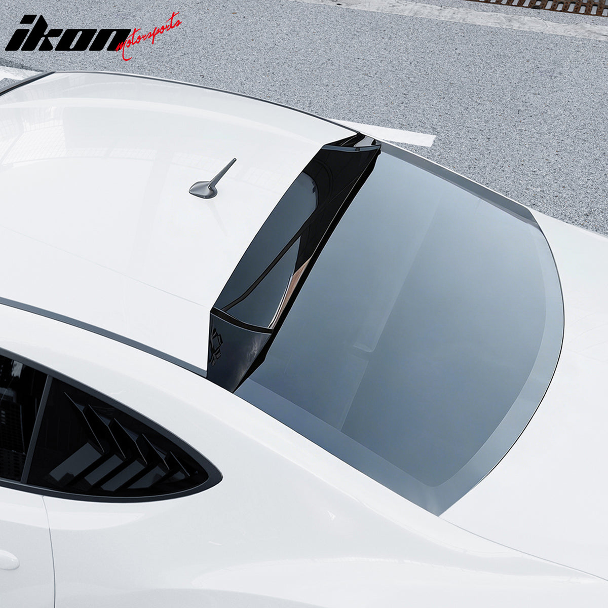 Fits 13-20 Toyota 86 BRZ FR-S IKON V3 Gloss Black Rear Window Roof Spoiler ABS