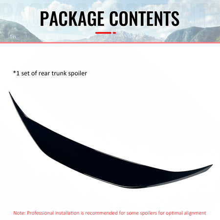 Fits 13-20 BRZ Scion FR-S 86 Duckbill Style Gloss Black Trunk Spoiler Wing ABS