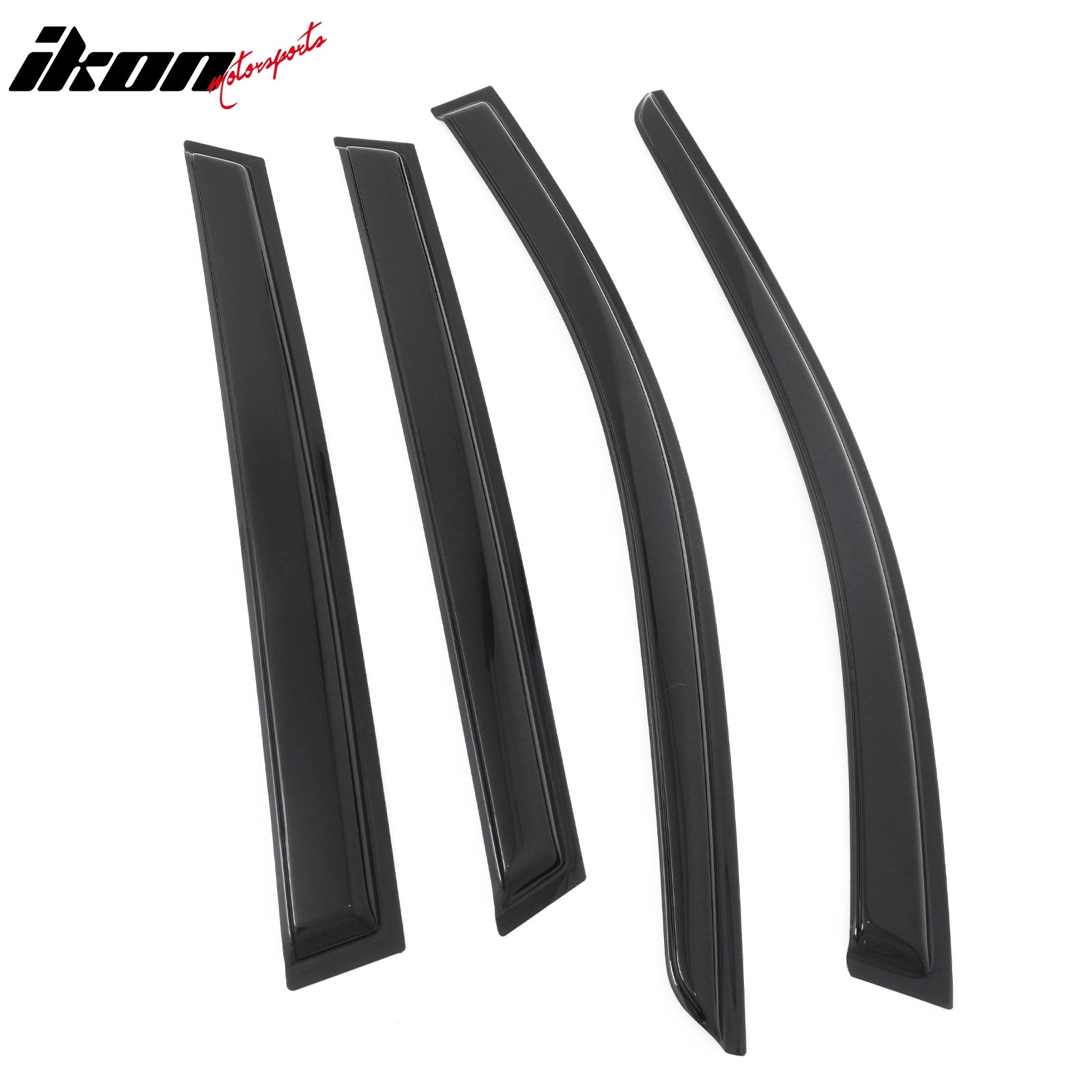 Fits 14-21 Infiniti QX60& 2013 JX35 4PCS Window Visors Smoke Acrylic Rain Shade