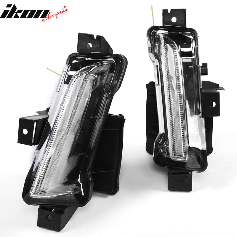 Fits 14-15 Chevy Camaro 1LE Style PP Front Bumper Conversion w/ Clear Fog Lights